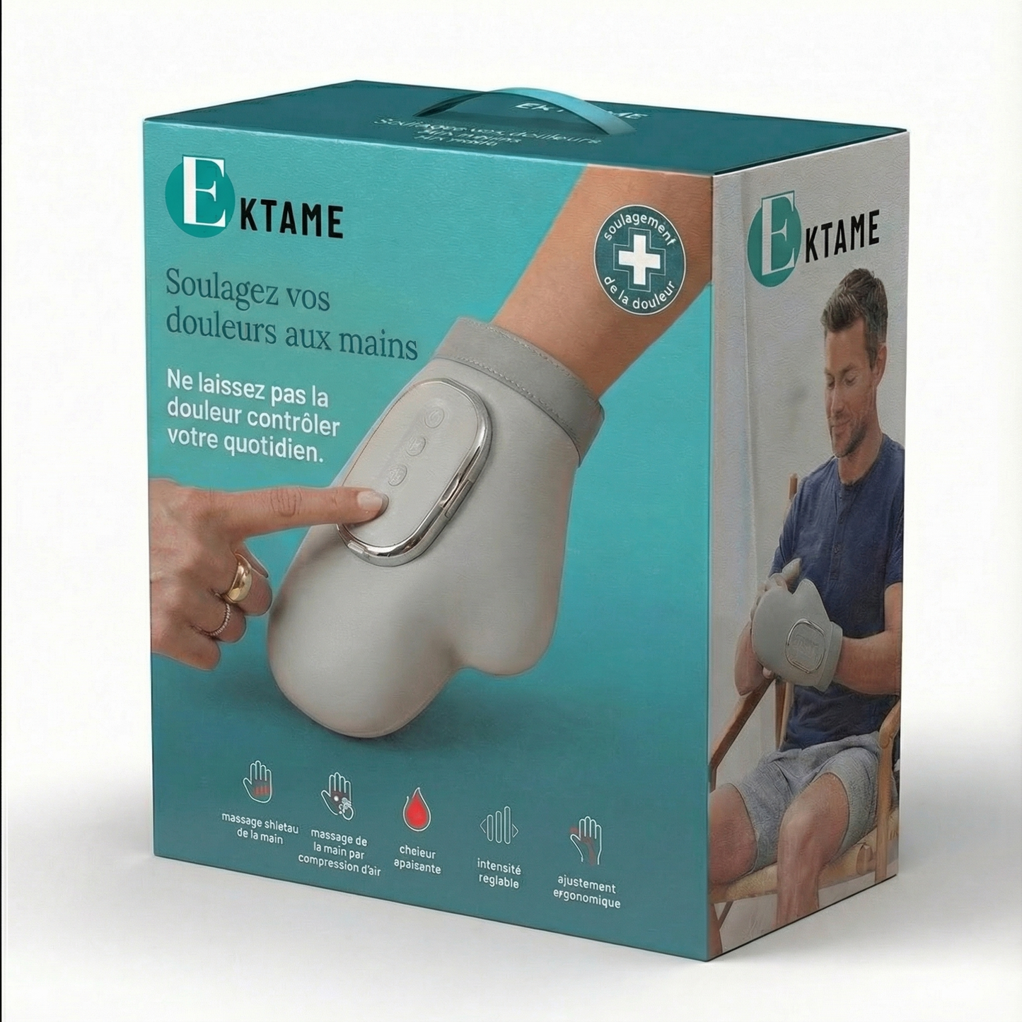EKTAME™ – Masseur Intelligent à Compression & Chaleur